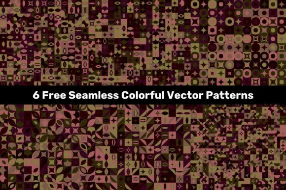 6 Free Dark Seamless Vector Patterns: A Must-Have for Designers