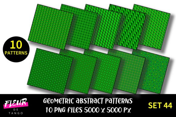 Geometric Patterns Digital Paper Set 44: A Versatile Resource for Creative Projects