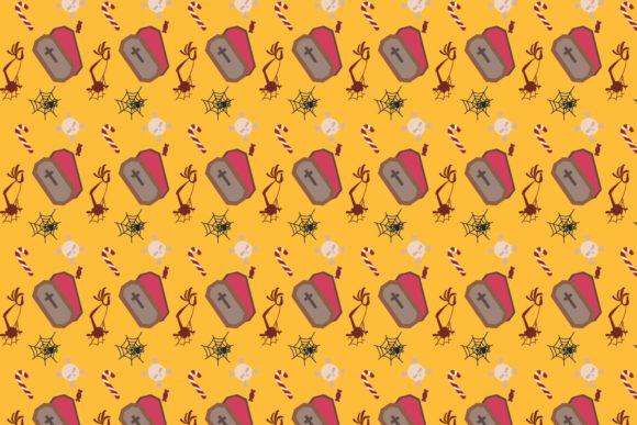 Halloween Patterns Icon-055: A Versatile Resource for Digital and Print Design