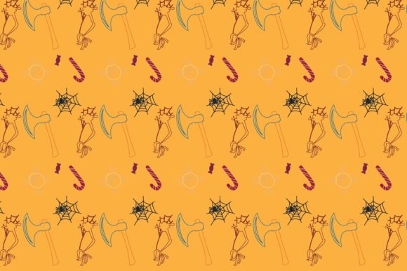 Halloween Patterns Icon-087: A Versatile Design Resource