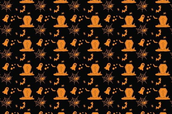 Halloween Patterns Icon-139: A Versatile Design Resource for Creative Projects